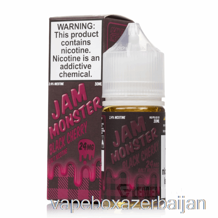 Vape Baku Black Cherry - Jam Monster Salts - 30mL 24mg